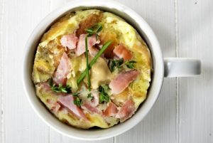 Coffee cup quiche