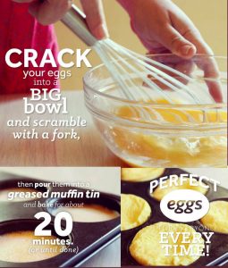 eggs in a muffin tray