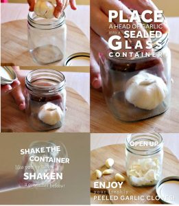 peel garlic