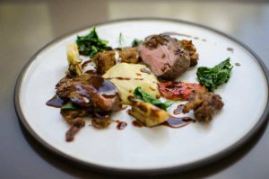 Slow roast lamb rump