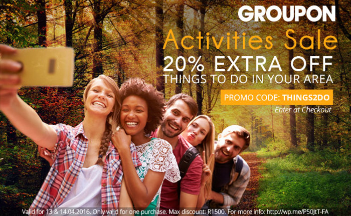 Groupon Activities Sale