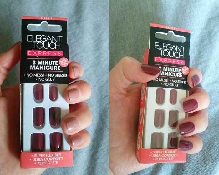 Elegant Touch red nails