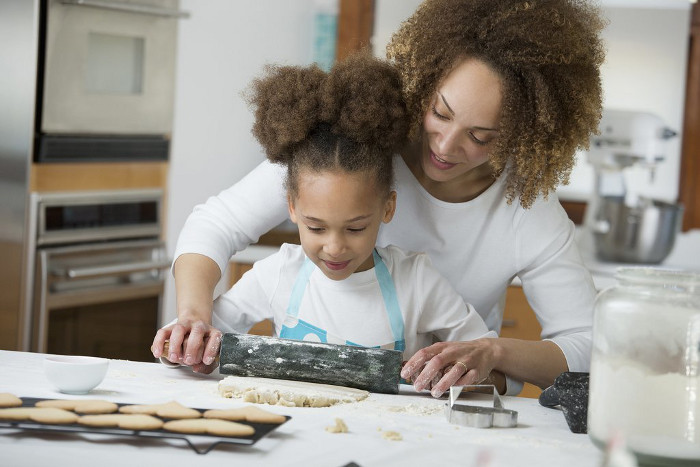 Baking with kids