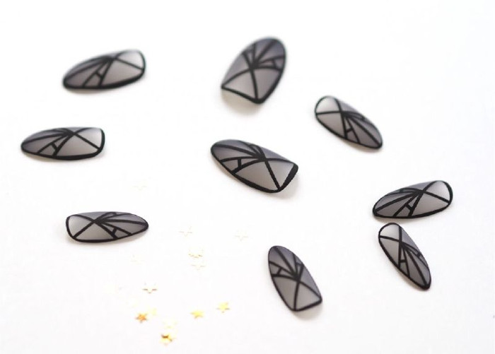 Elegant Touch After Dark nails