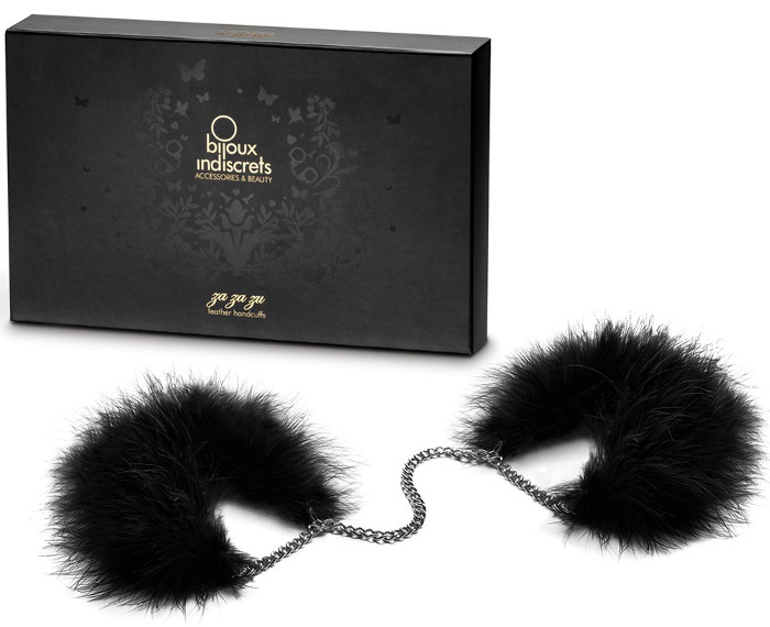 ZaZaZu Feather Handcuffs
