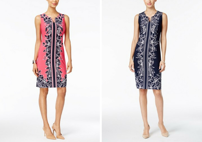 JM Collection Floral-Print Sheath Dress
