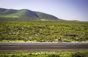 west coast cycling route
