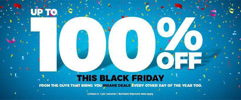 One Day Only Black Friday