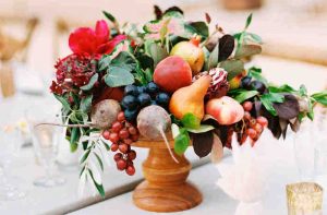summer fruit table decor