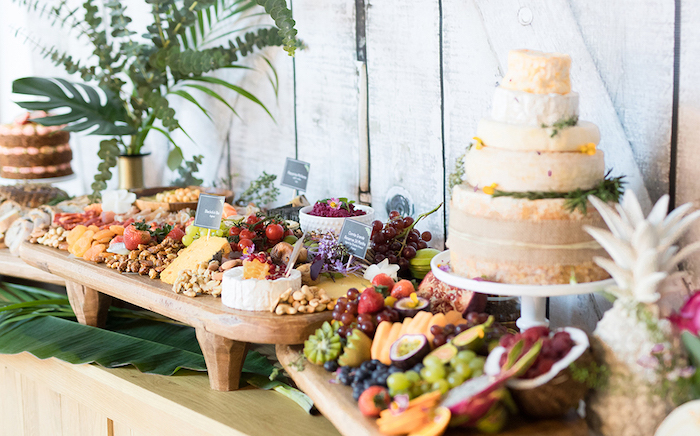 wedding food trends 2019