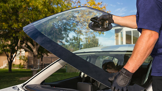 Glass windshield