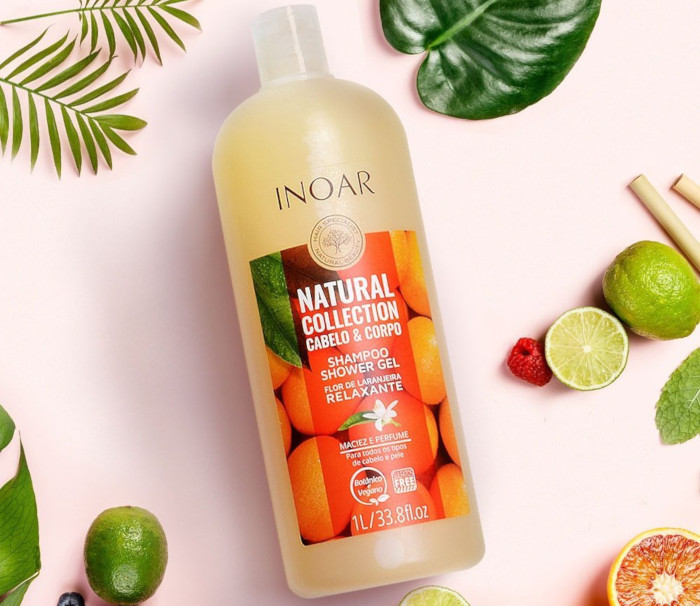 Inoar Natural Collection Cabelo & Corpo Shampoo Shower Gel