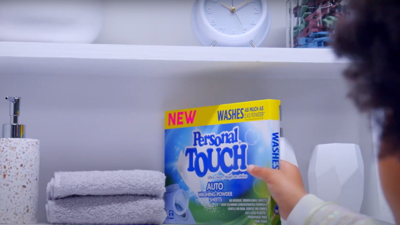 Personal Touch Auto Washing Powder Sheets