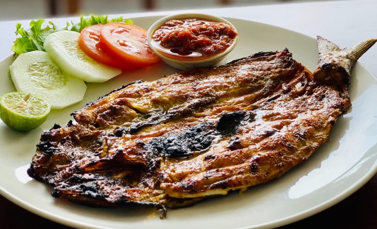 Smoky Yellowtail fish on the Braai