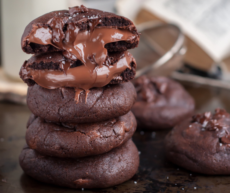 Nutella Lava Cookies