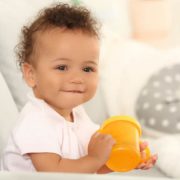 baby drinking