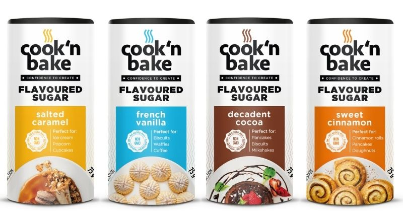 Cook ‘n Bake flavoured sugars