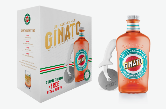 Ginato Italian Gin: Pizza lovers gift pack
