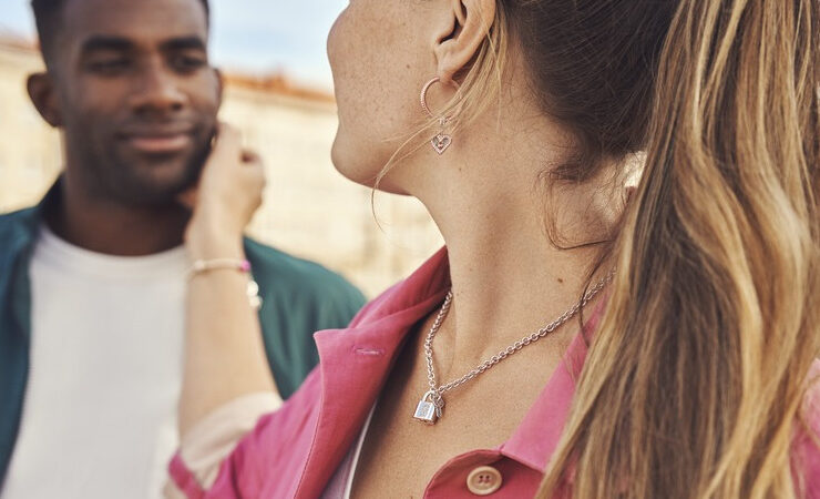 Pandora Padlock & Key Dangle Charm