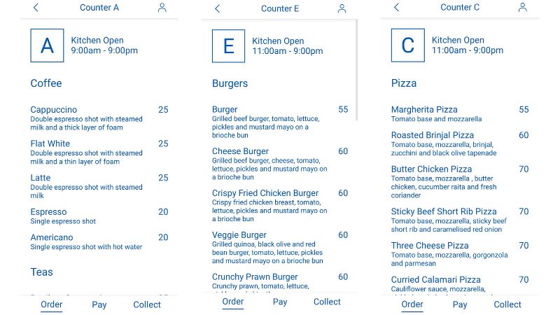 Chefs Claremont Menu