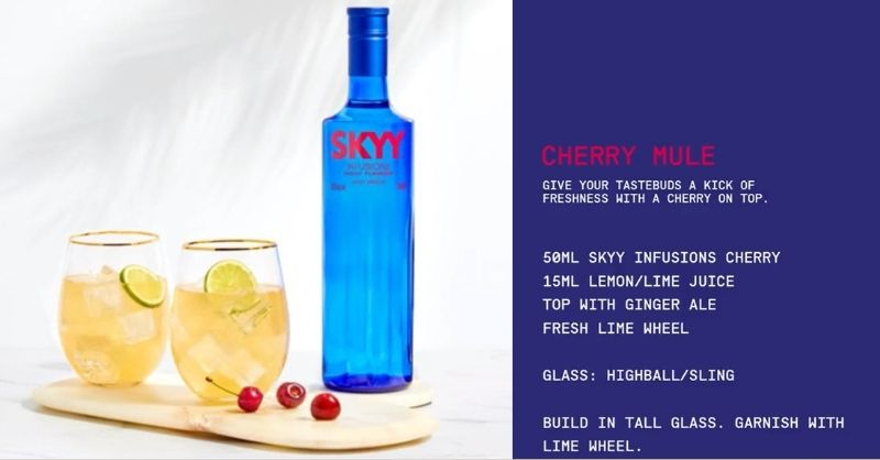 Skyy Infusions cocktail