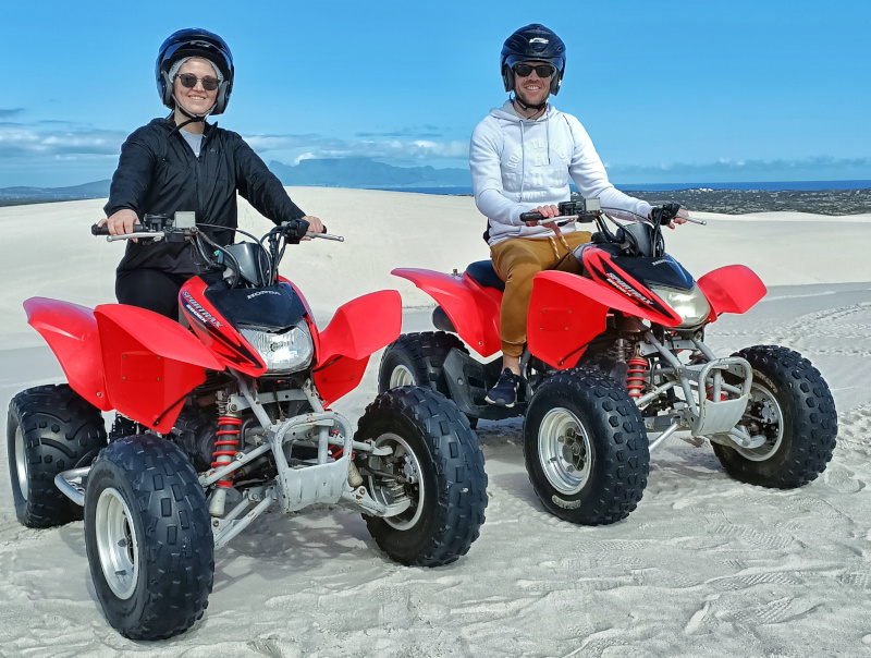 quad biking at Atlantis Dunes