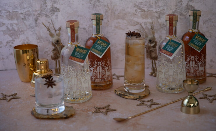 Mirari Snow Globe gins: A Festive Season Showstopper