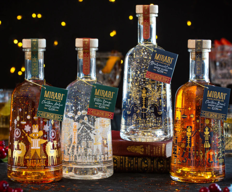 Mirari Snow Globe gins: A Festive Season Showstopper