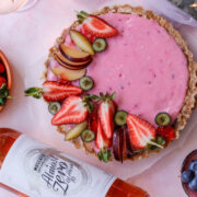 Vegan Rose Jelly Tart