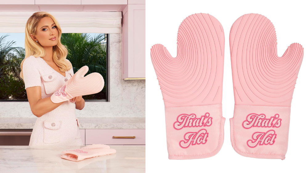 Paris Hilton That's Hot Pink Oven Mitt Set