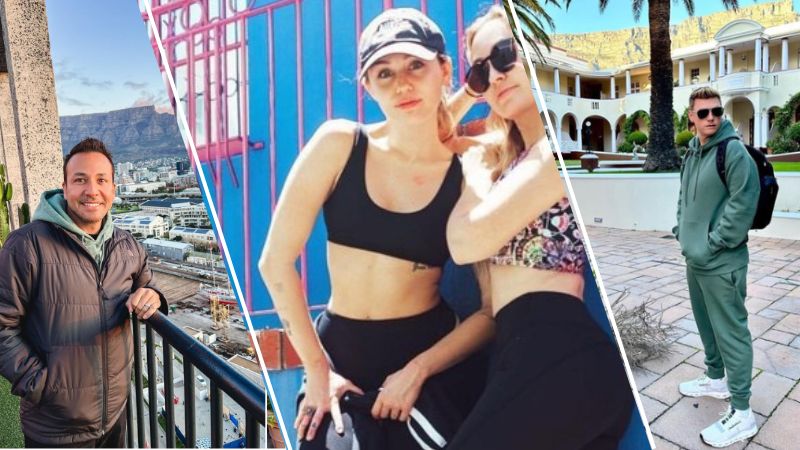 Hollywood celebrities in Cape Town South Africa