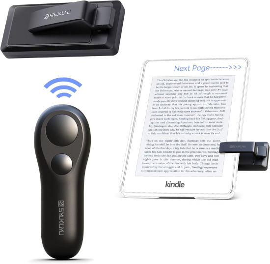 Remote Control Page Turner for Kindle Reading or IPad