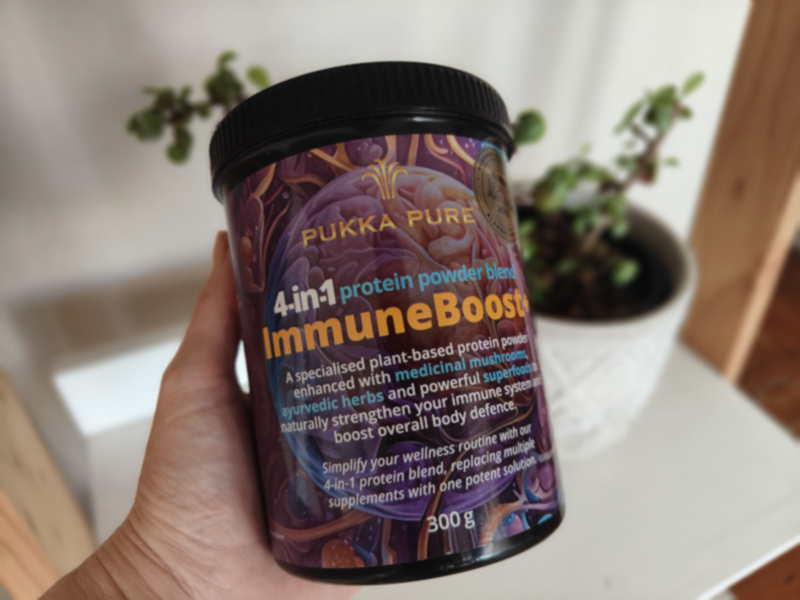 Pukka Pure 4-in-1 Protein Powder Blend ImmuneBoost+