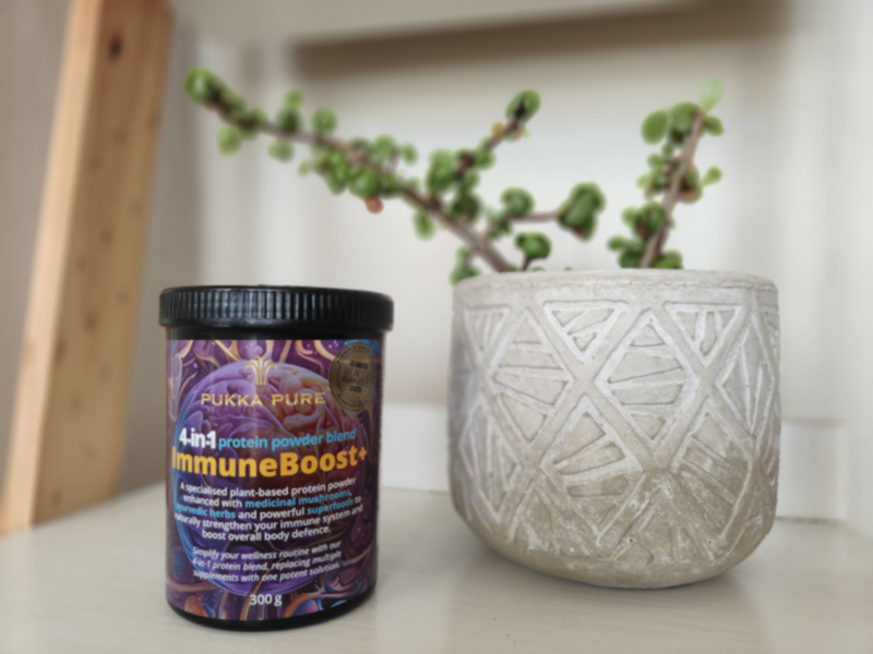 Pukka Pure 4-in-1 Protein Powder Blend ImmuneBoost+
