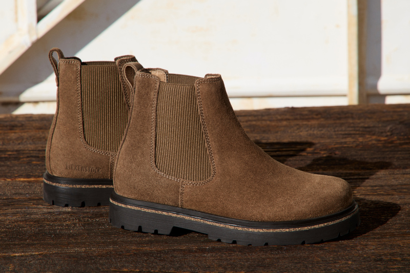 Highwood Slip On Suede Leather Dark Tea