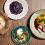 Upper Union - Summer Pasture Menu - Lamb, Grape & Apple Salad, Potato Salad and Beetroot